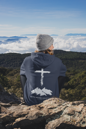 Mountain Faith Co. featured products section showing scripture inspired apparel and faith based designs.