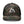 Mountain Faith Co. black camo trucker hat with embroidered white logo on front panel.
