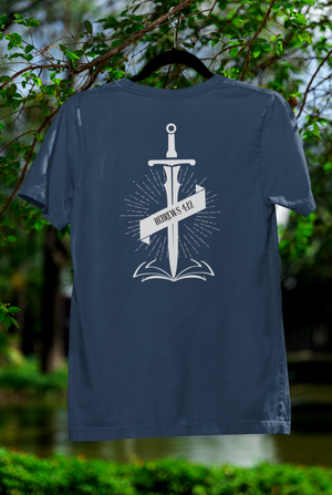 Double Edge Truth design meaning image rooted in Hebrews 4:12 showing God’s Word as a double edged sword.