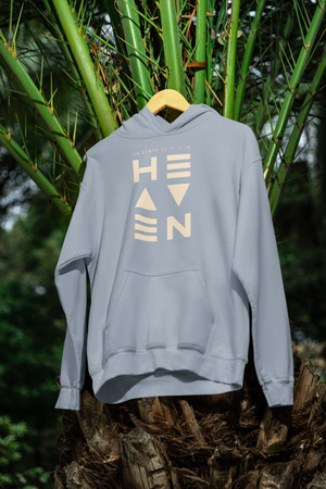 Heaven design meaning image built around the prayer “On Earth as it is in Heaven” and God’s presence in everyday life.