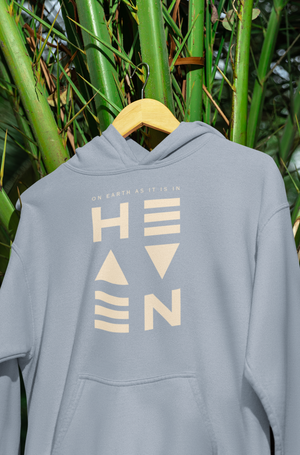 Heaven design meaning image built around the prayer “On Earth as it is in Heaven” and God’s presence in everyday life.