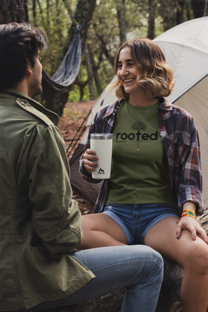 Mountain Faith Co. featured products section showing scripture inspired apparel and faith based designs.