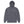 Mountain Faith Co. gray hoodie with minimalist white chest logo, Christian clothing.