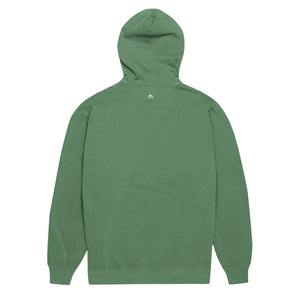 Green Blue Disciple Hoodie with bold DISCIPLE lettering representing a committed walk with Jesus by Mountain Faith Co.